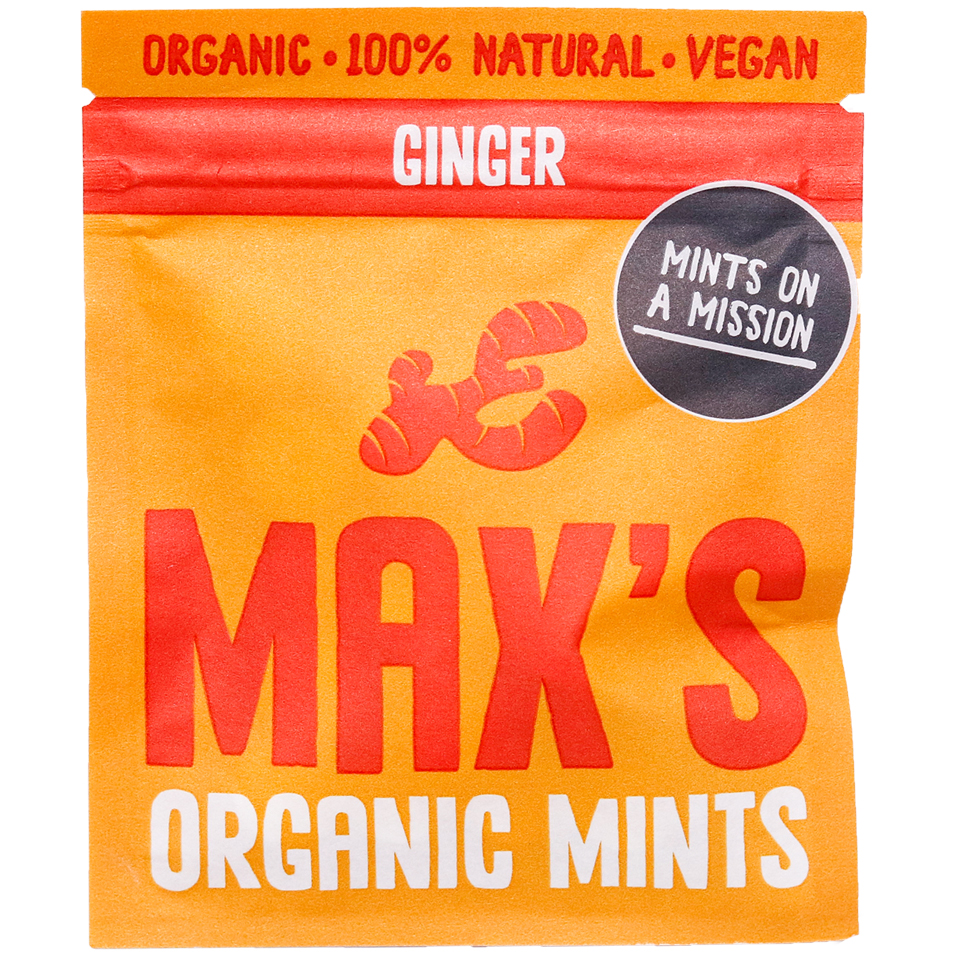 Bio-Minzpastillen MAX`S Ingwerbeutel 17g