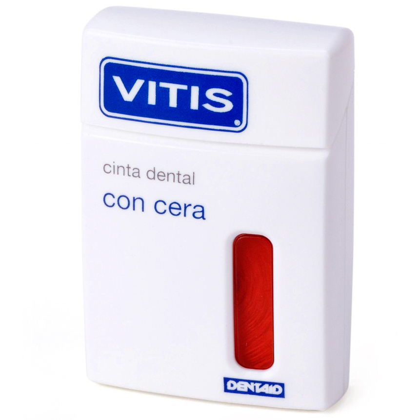 Band Zahnseide VITIS Cinta Dental Con Cera 50 mtr.
