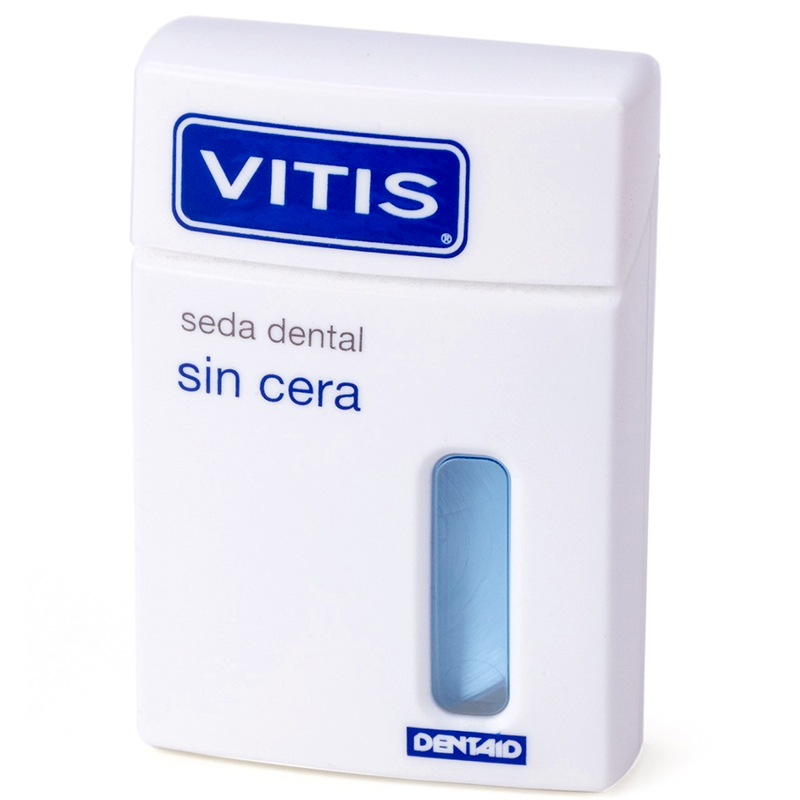 Zahnseide aus Seide ohne Wachs VITIS Seda Dental Sin Cera 50 mtr.