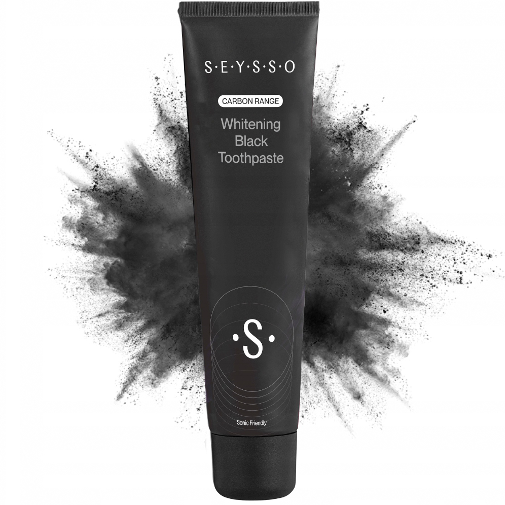Whitening Tandpasta Aktivt Kul SEYSSO Carbon Black 75 ml - Seysso Tandpasta