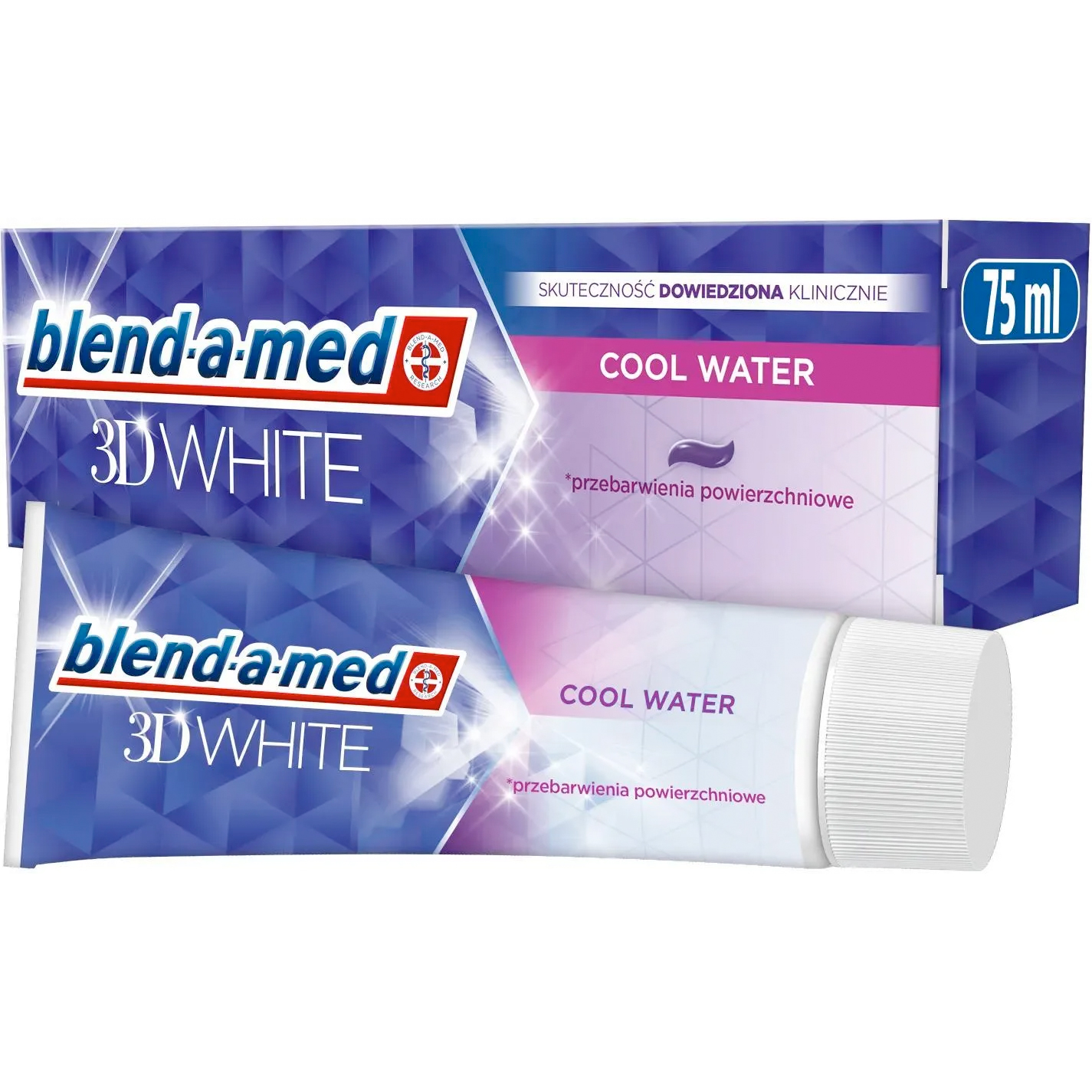 3D White Zahnpasta BLEND-A-MED Cool Water 75 ml.