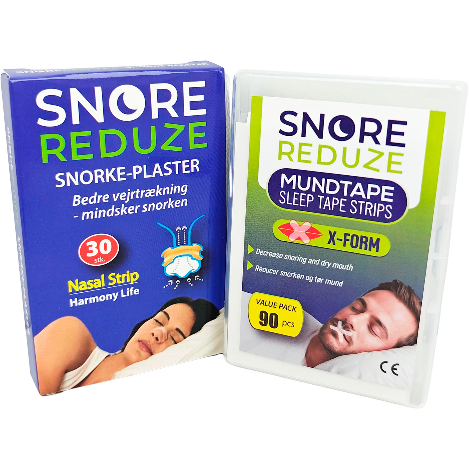 SnoreReduze Mundband 90 Stk. + Schnarchpflaster 30 Stk.