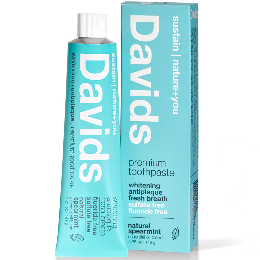Naturlig Whitening Tandpasta DAVIDS Spearmint 149g
