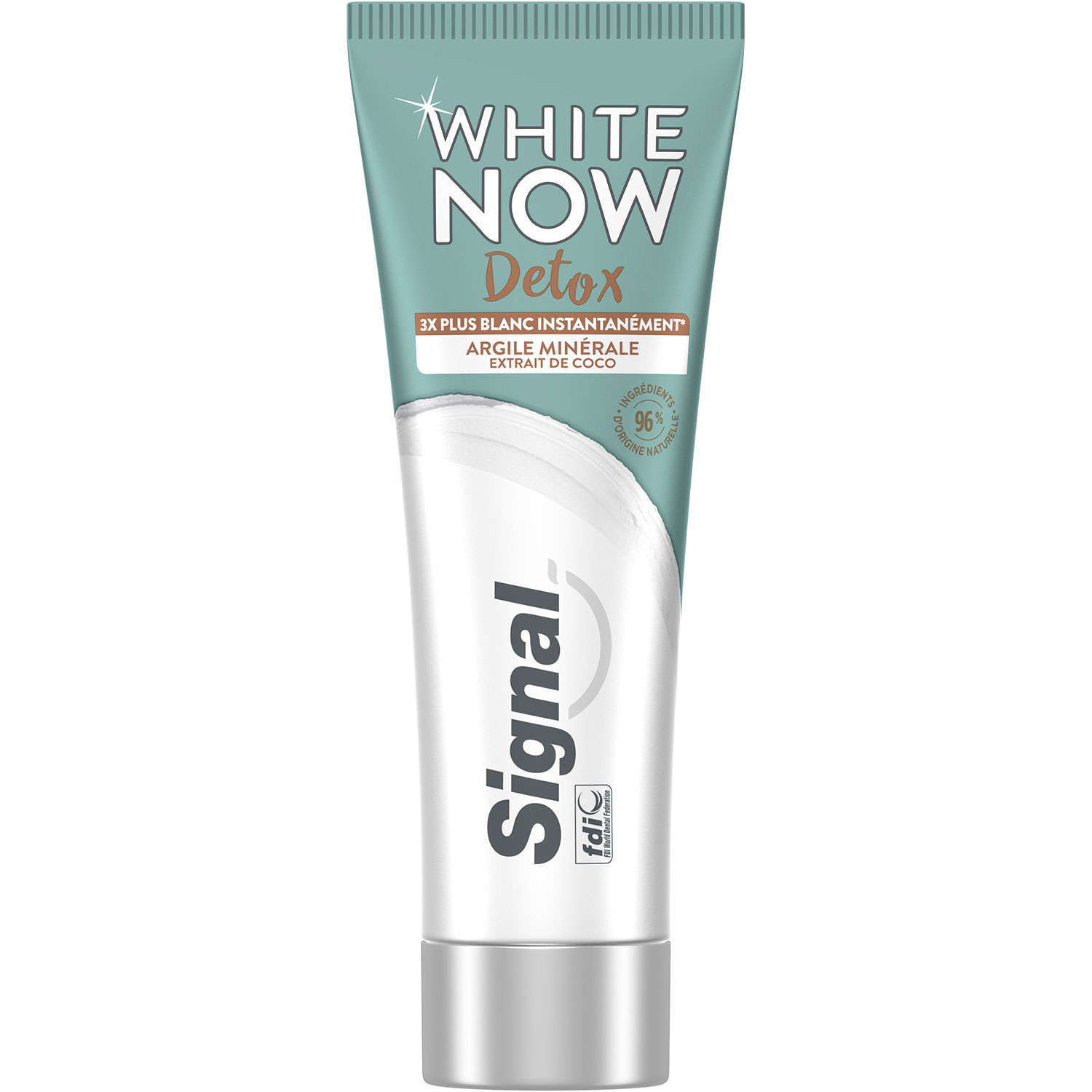 Zahnaufhellende Zahnpasta SIGNAL White Now Mineral Clay & Coconut 75 ml