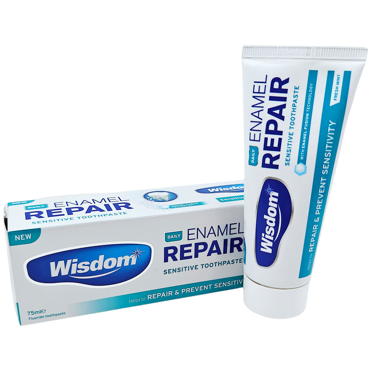 Sensitiv Zahnpasta Wisdom Daily Emaille Repair 75 ml.