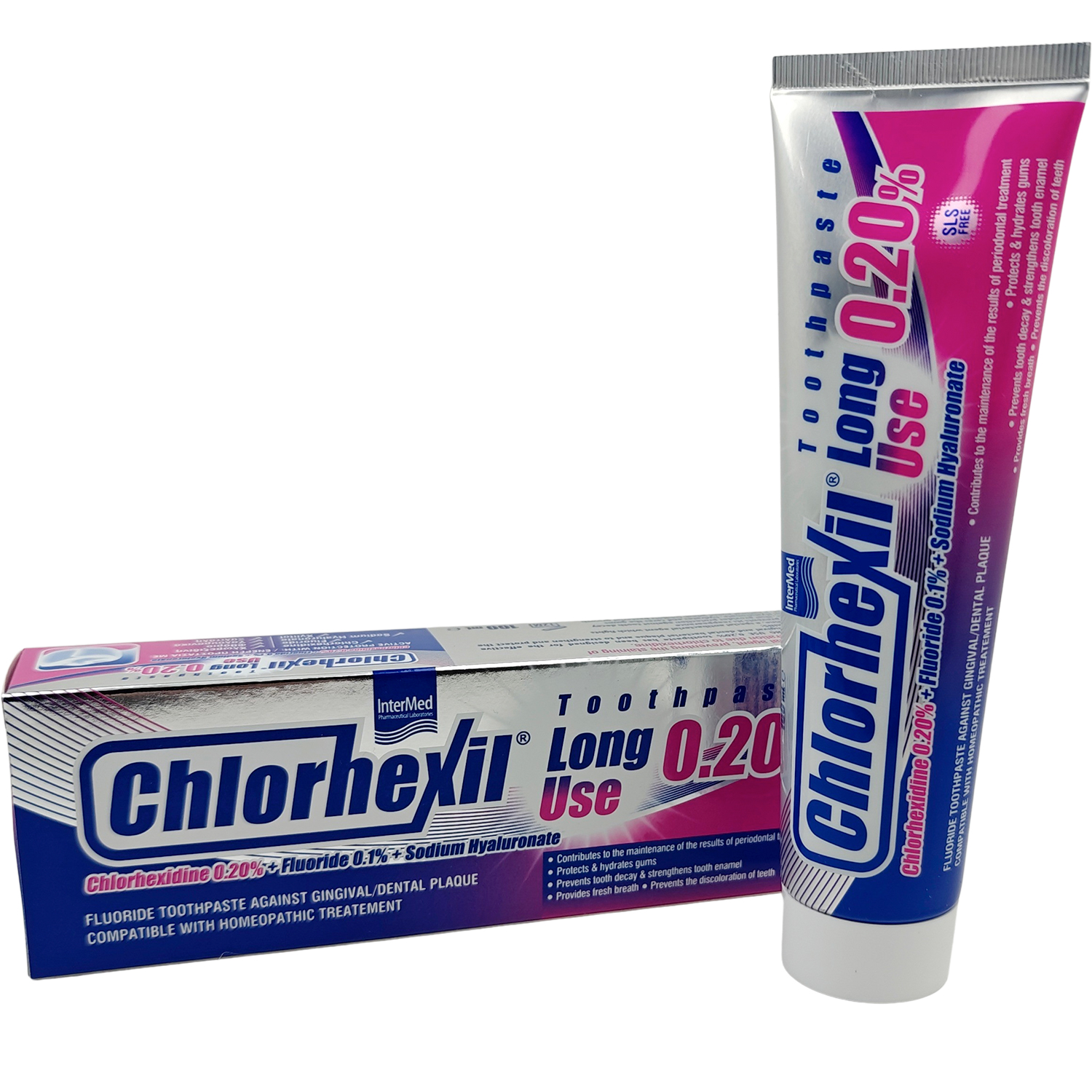 Chlorhexidin-Zahnpasta 0,20 % CHLORHEXIL Langzeitanwendung 100 ml.