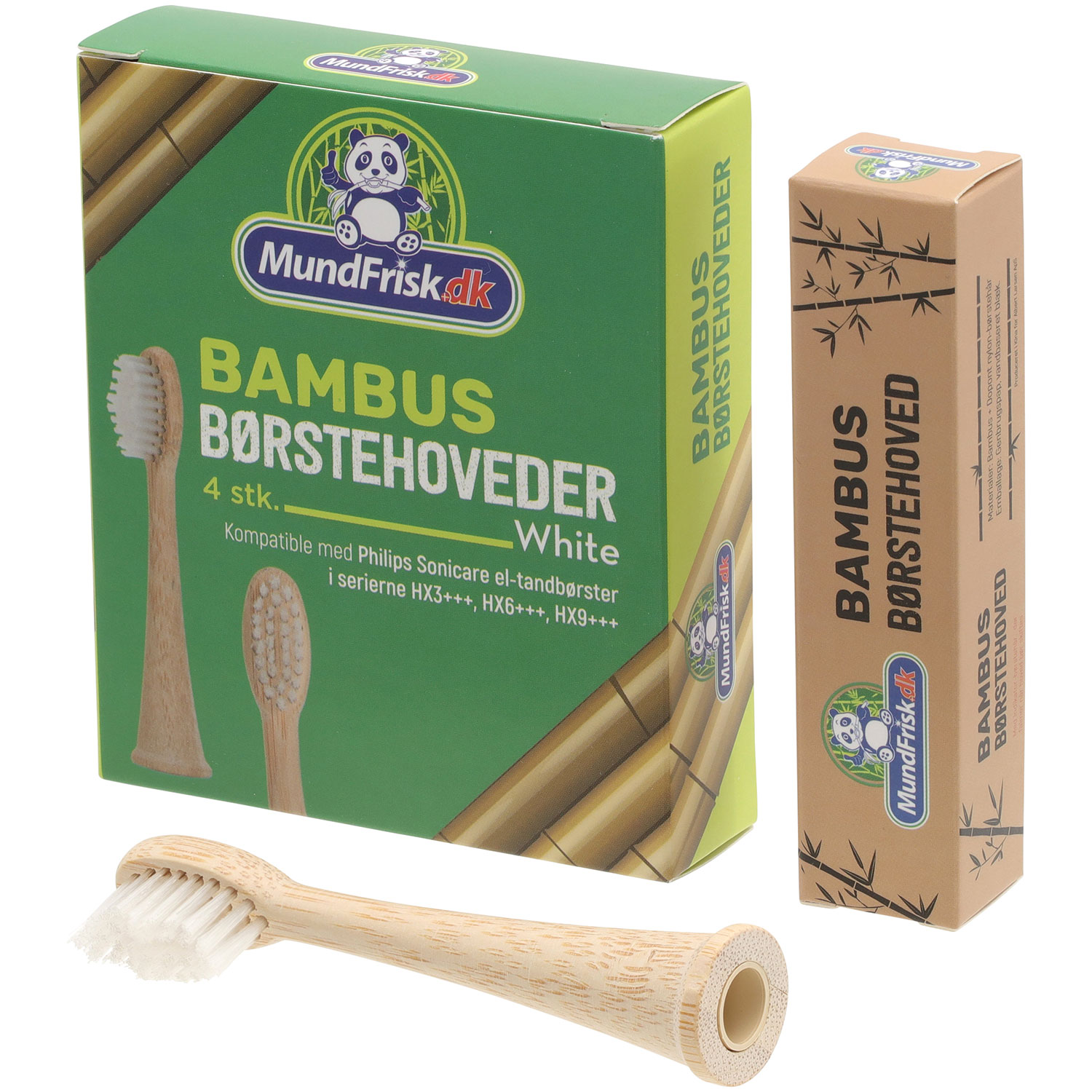Bambus Børstehoveder til Philips SoniCare MundFrisk White