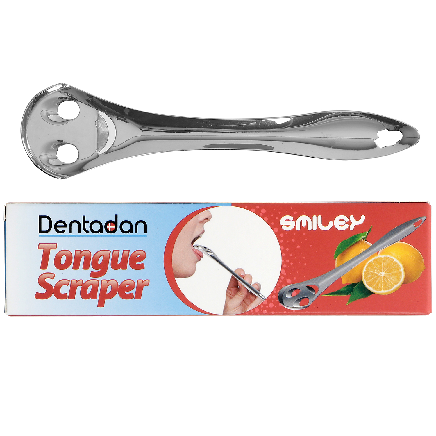 Dentadan Tungerenser SMILEY Tungeskraber Rustfri Stål