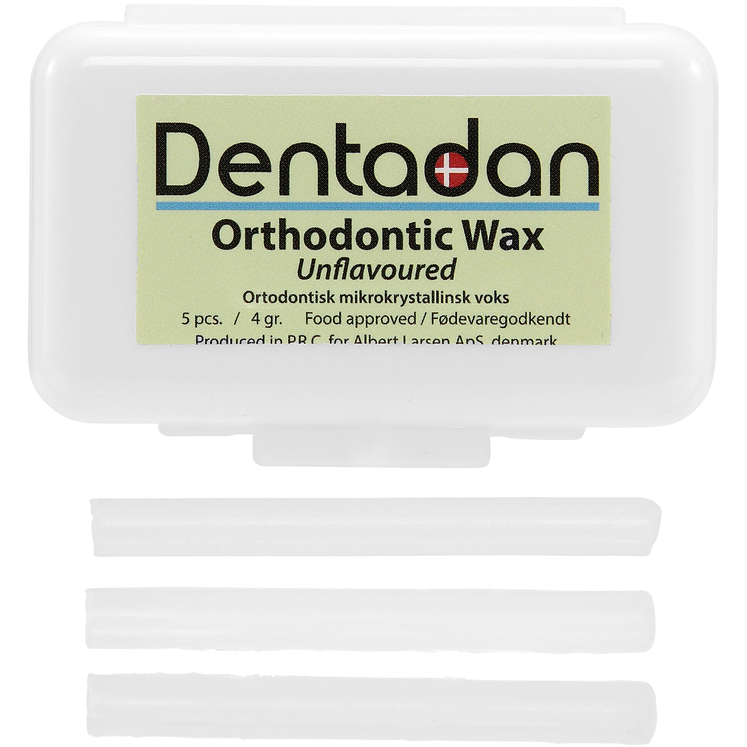 Zahnspangenwachs DENTADAN Orthodontic Wachs ohne Geschmack 4g
