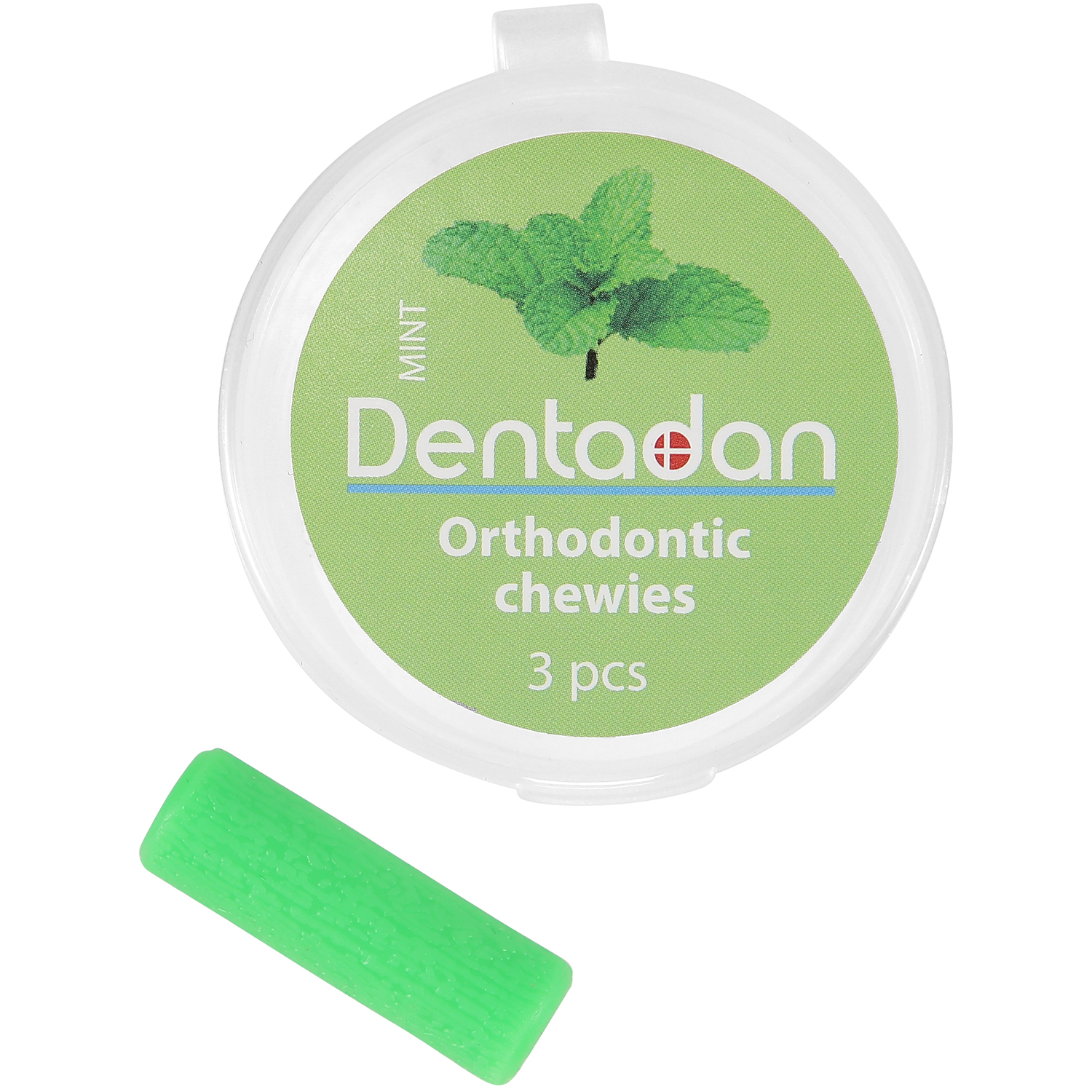 Dentadan Kieferorthopädische Chewies für Aligner und Zahnspangen 3 Stk. MINT