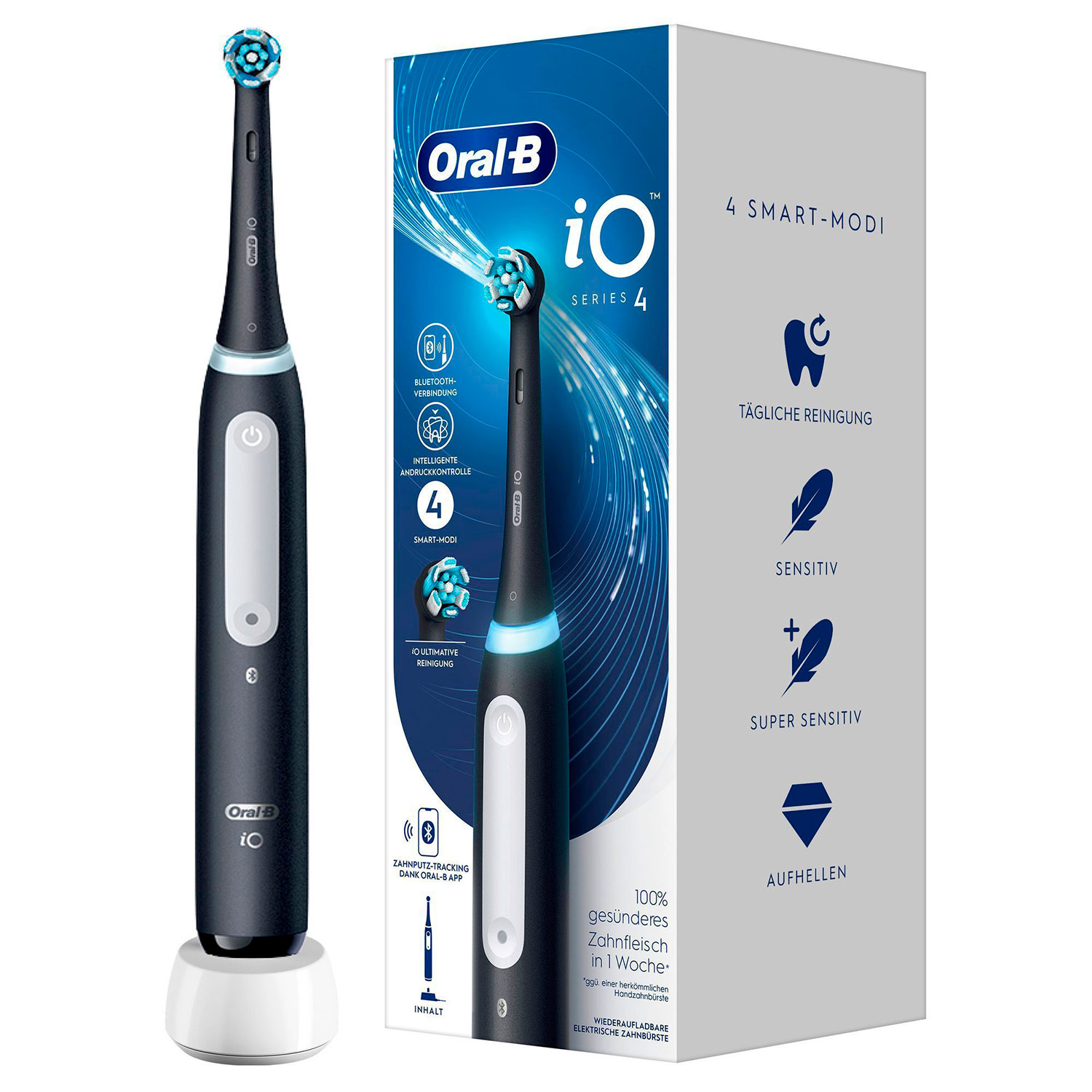 Oral-B iO Elektrische Zahnbürste Serie 4 Black