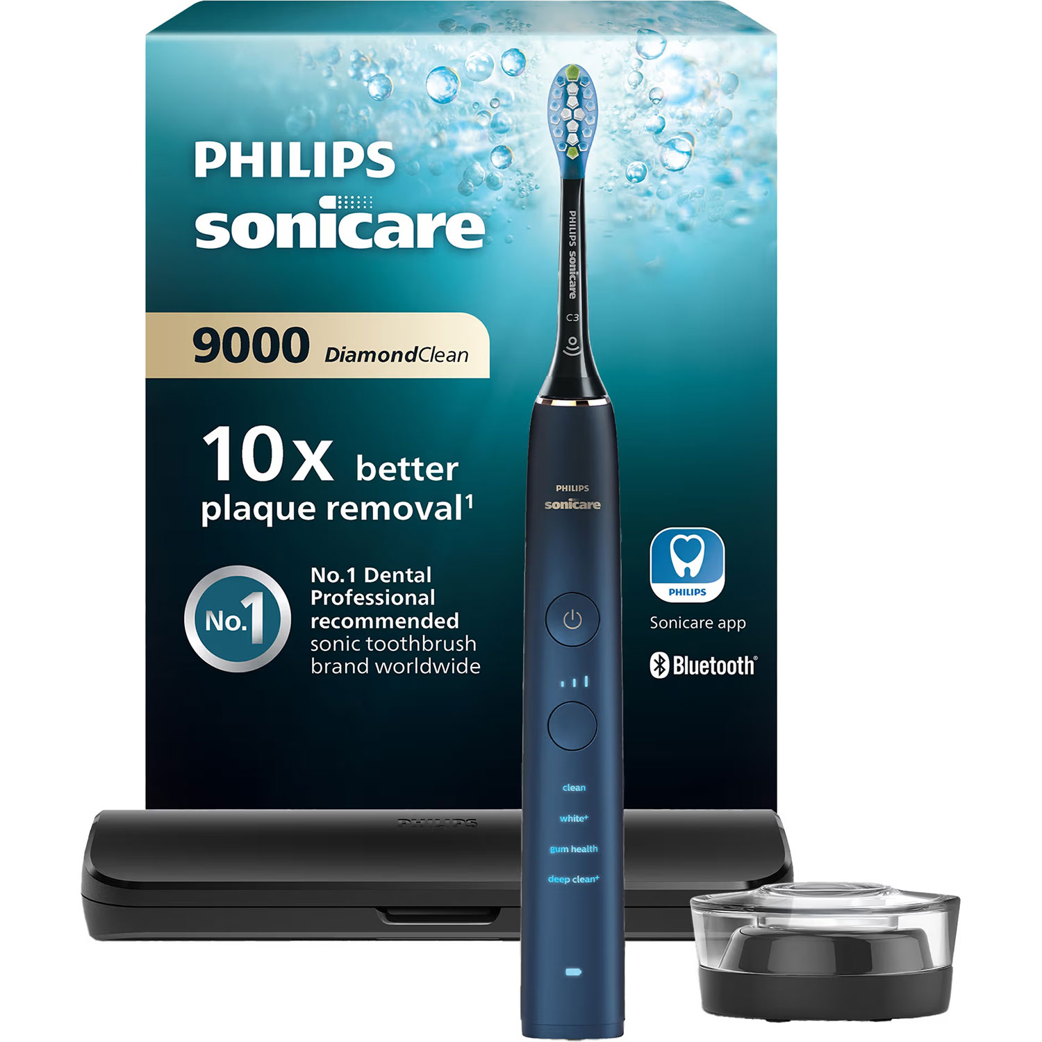 Kopi af PHILIPS Sonicare El-tandbørste DiamondClean 9000 Special Edition Blue - Philips Sonicare Eltandbørster