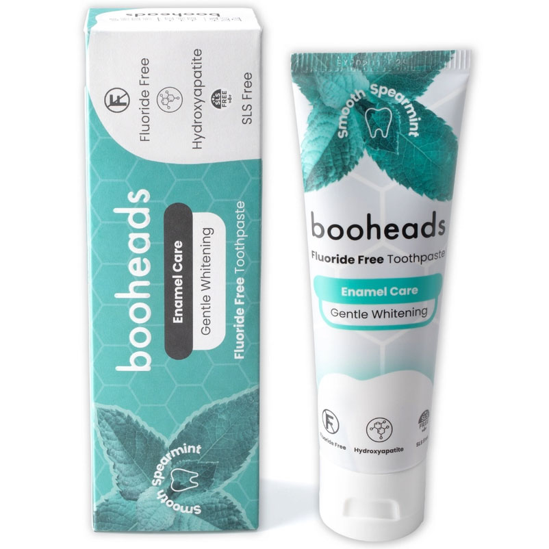 Hydroxyapatit Whitening Zahnpasta BOOHEADS Enamel Care Smooth Spearmint 75 ml