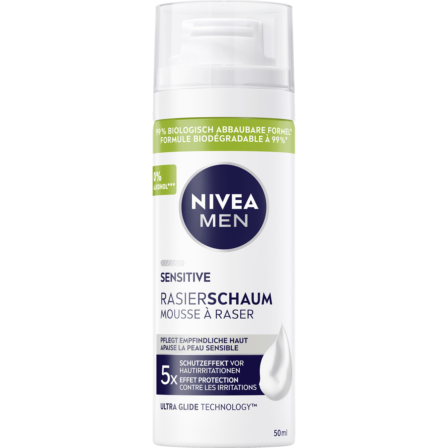 Nivea Rasierschaum Sensitive 50 ml.