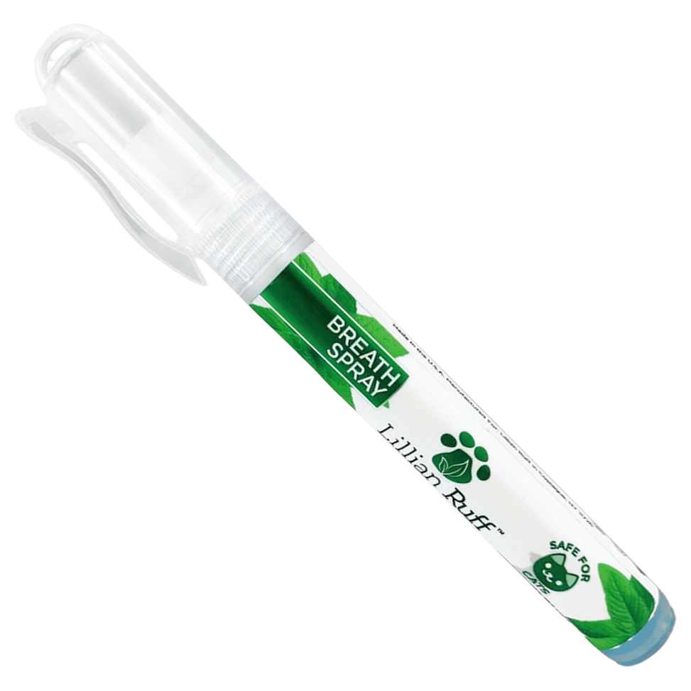 Lillian Ruff Breath Spray Travel Spearmint - Mundspray für Hunde (12 ml)