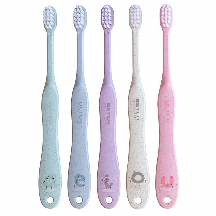 Beter Nachhaltige Kinderzahnbürste UltraSoft BEIGE