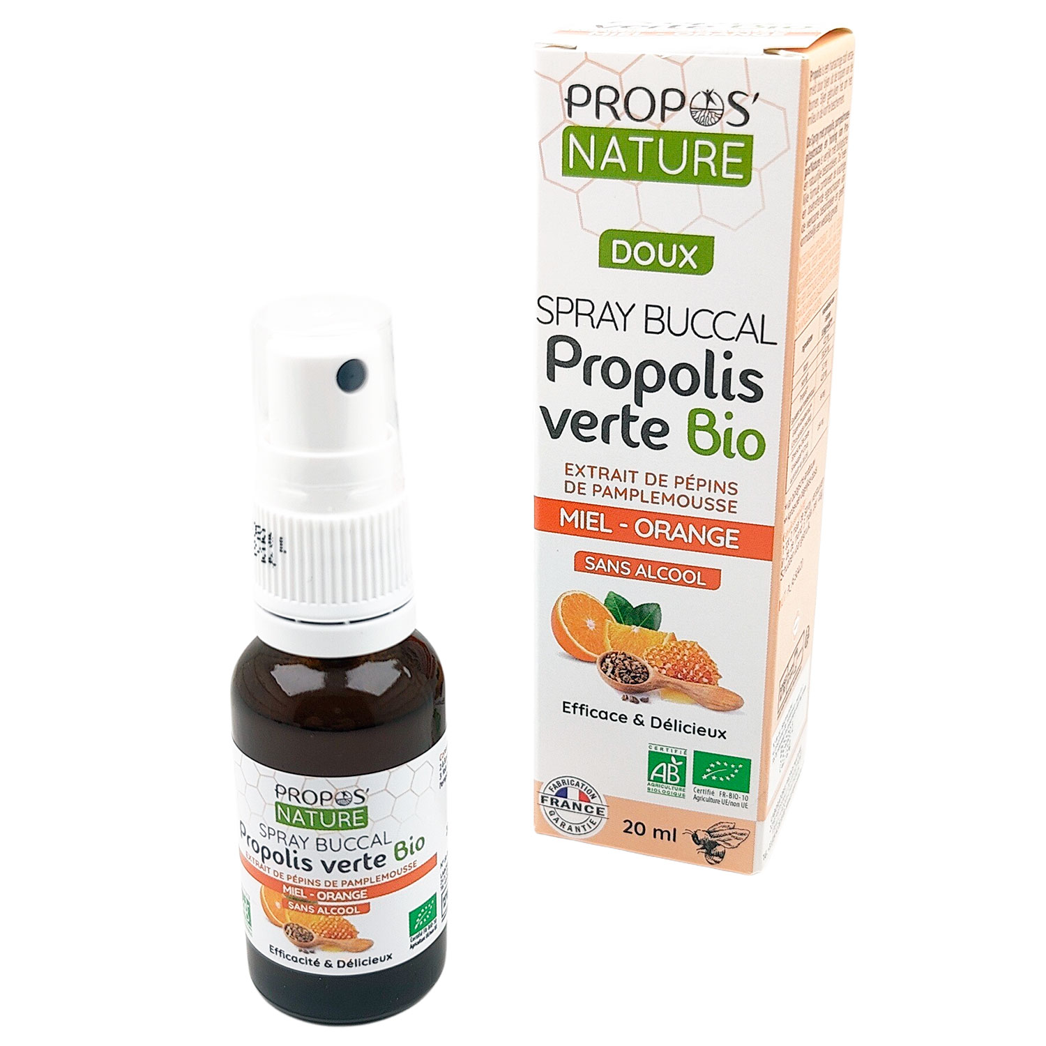 Bio-Propolis-Mundspray PROPOS NATURE Orange 20 ml
