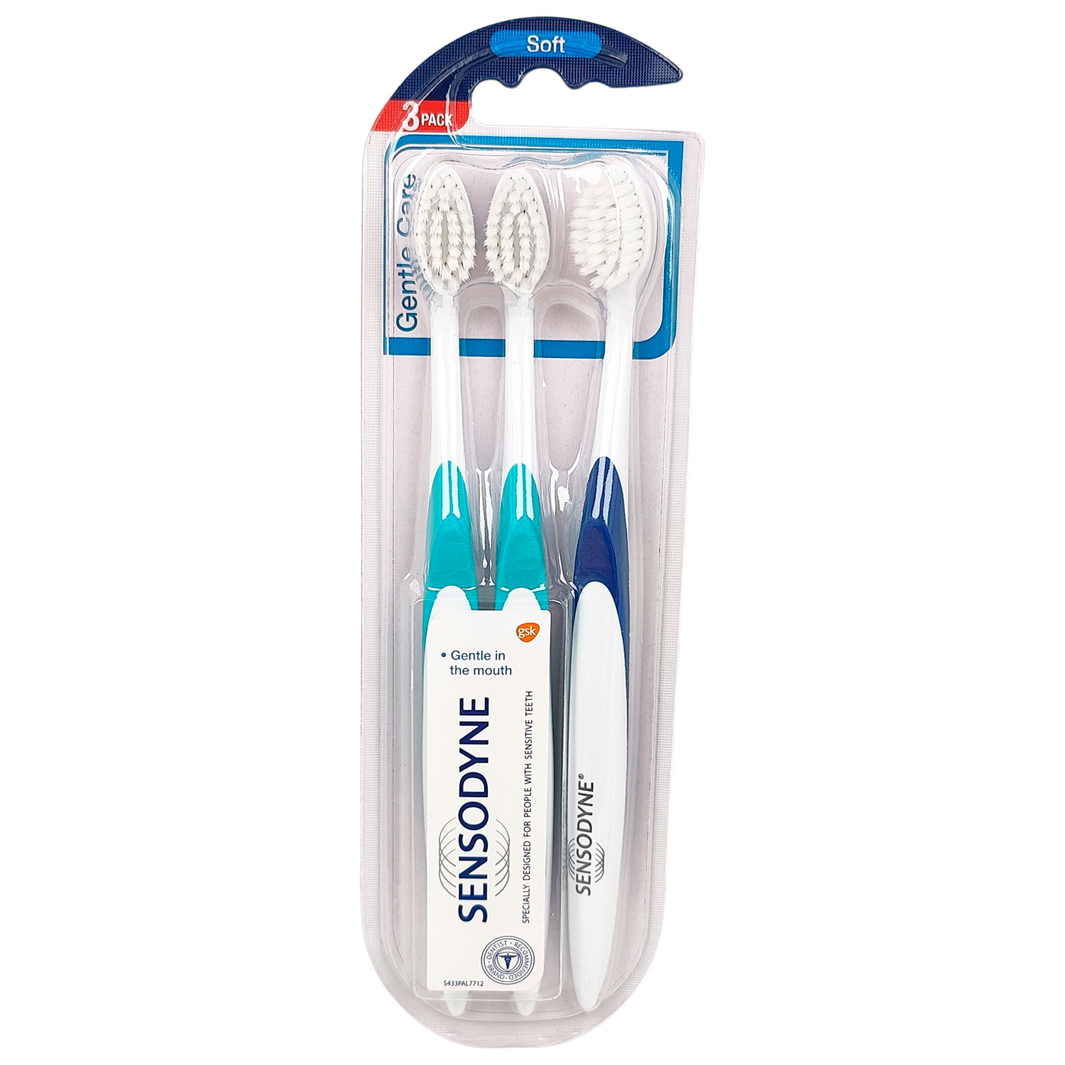 Sensodyne Tandbørster 3-pk. Soft Gentle Care