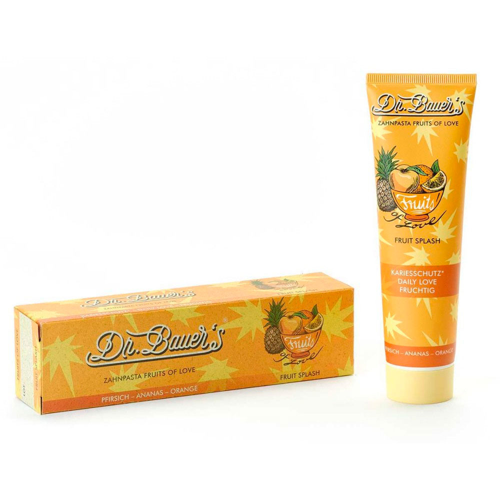 Dr. Bauer's Zahnpasta Fruits of Love FRUIT Splash