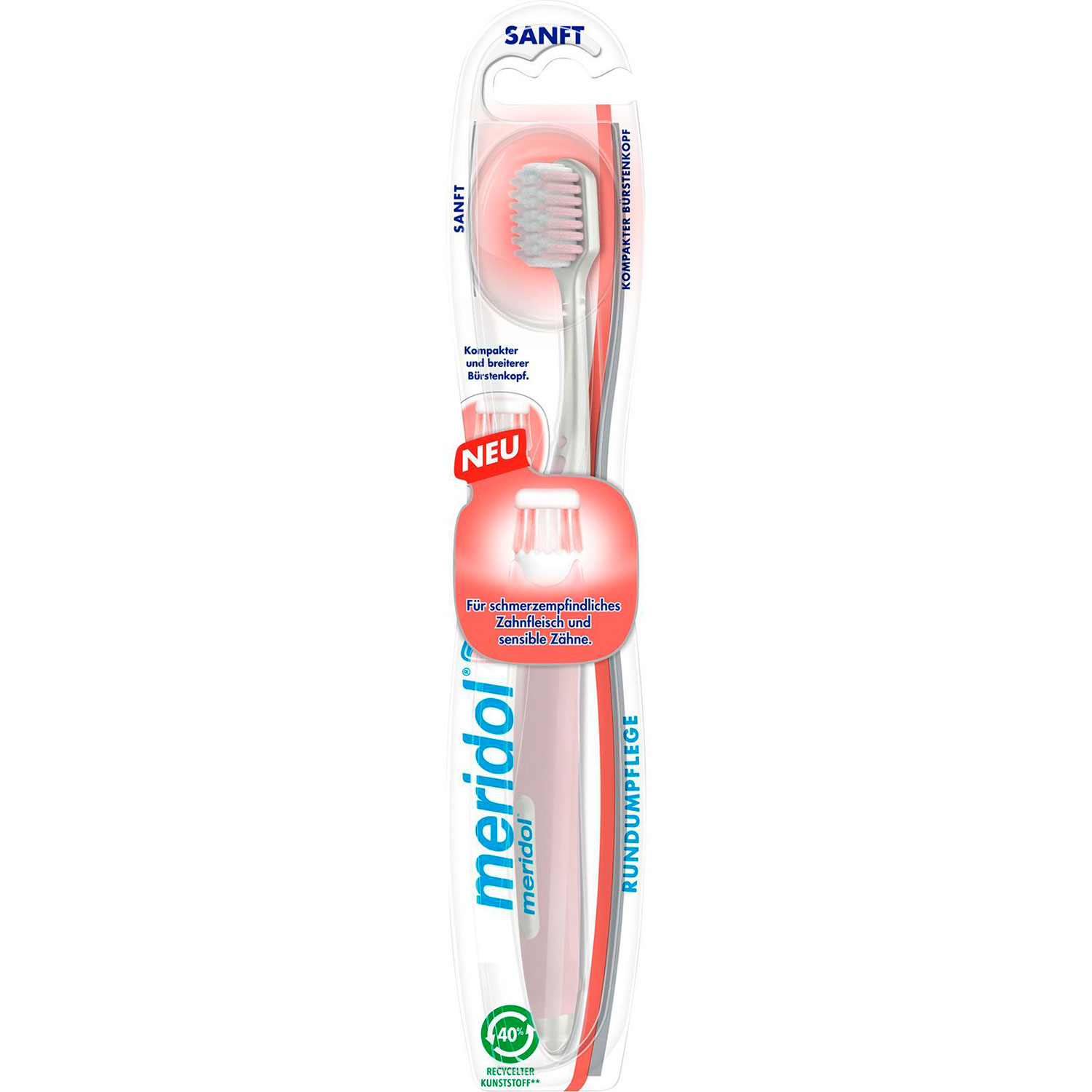 Meridol Zahnbürste Complete Care SOFT weiche Borsten