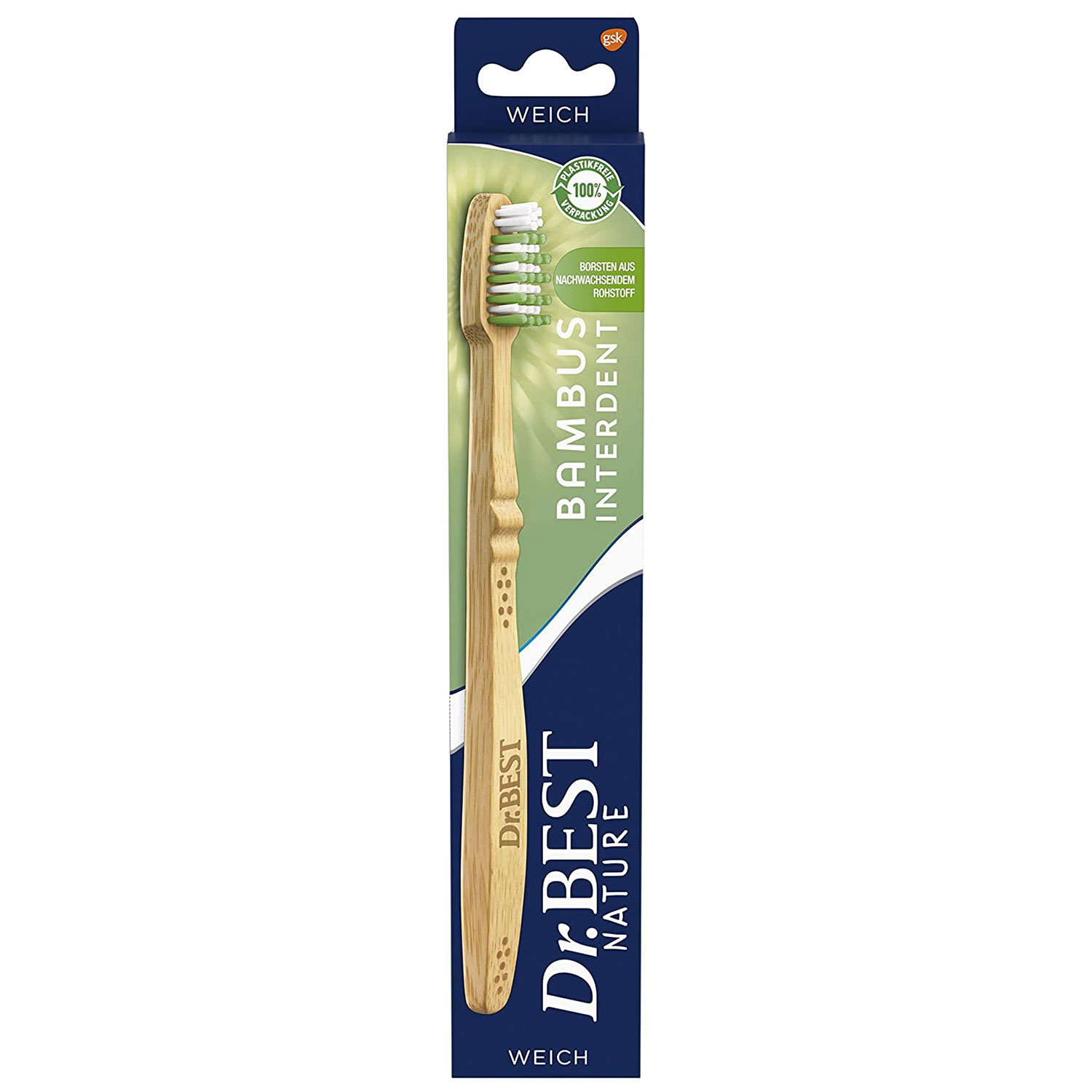Bambus Tandbørste Dr. Best Bamboo Interdental Soft