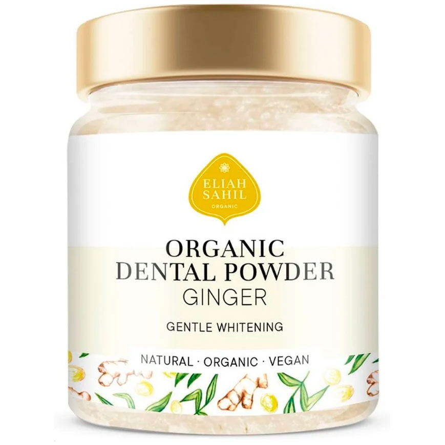 Økologisk Tandpasta Whitening Pulver Eliah Sahil Ginger