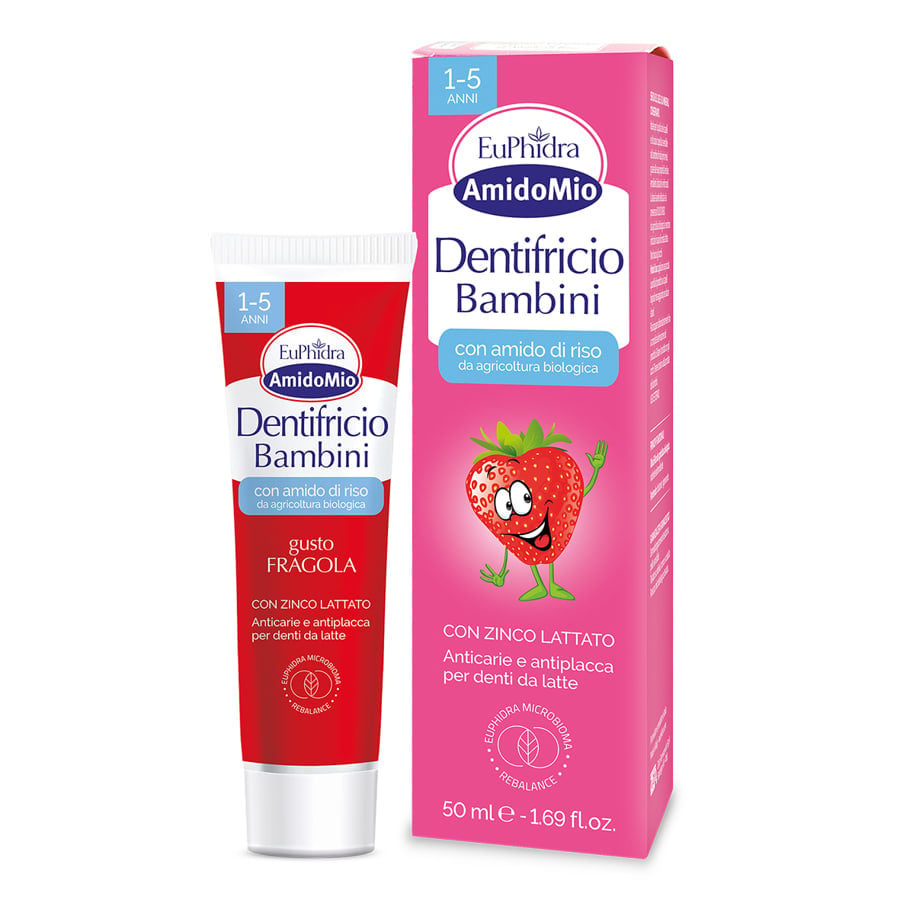 Xylitol Børnetandpasta EUPHIDRA Strawberry 1-5 år 50 ml