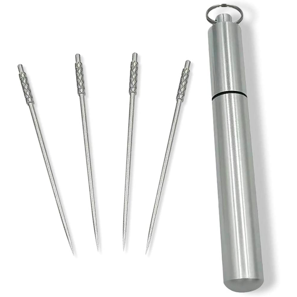 Tandstikker Titanium 4 stk. + Opbevaringsrør