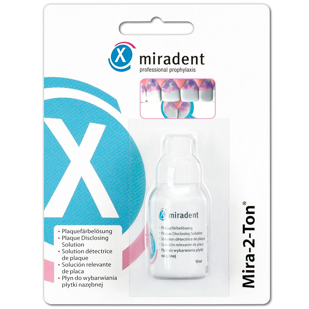 Plakkontrol Farblösung Miradent Mira-2-Ton 10 ml.