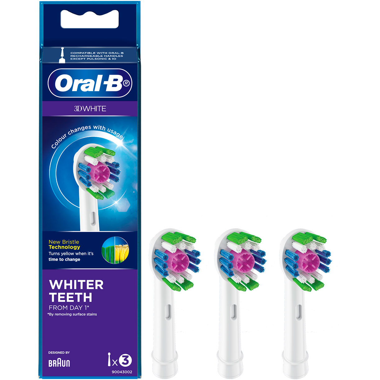 Oral-B Bürstenköpfe 3D White CleanMaximiser 3 Stk.