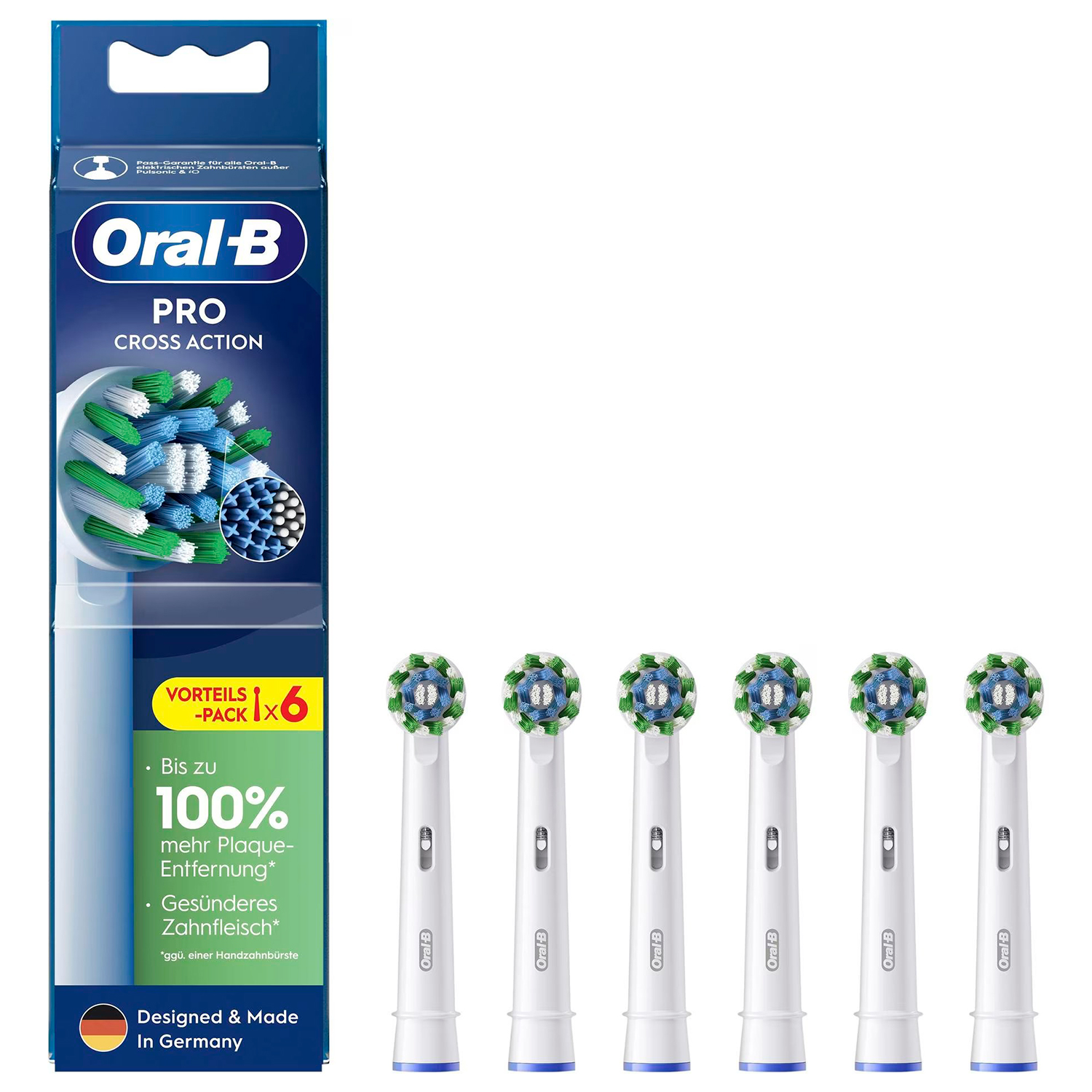 Oral-B PRO CrossAction Bürstenköpfe 6 Stk.