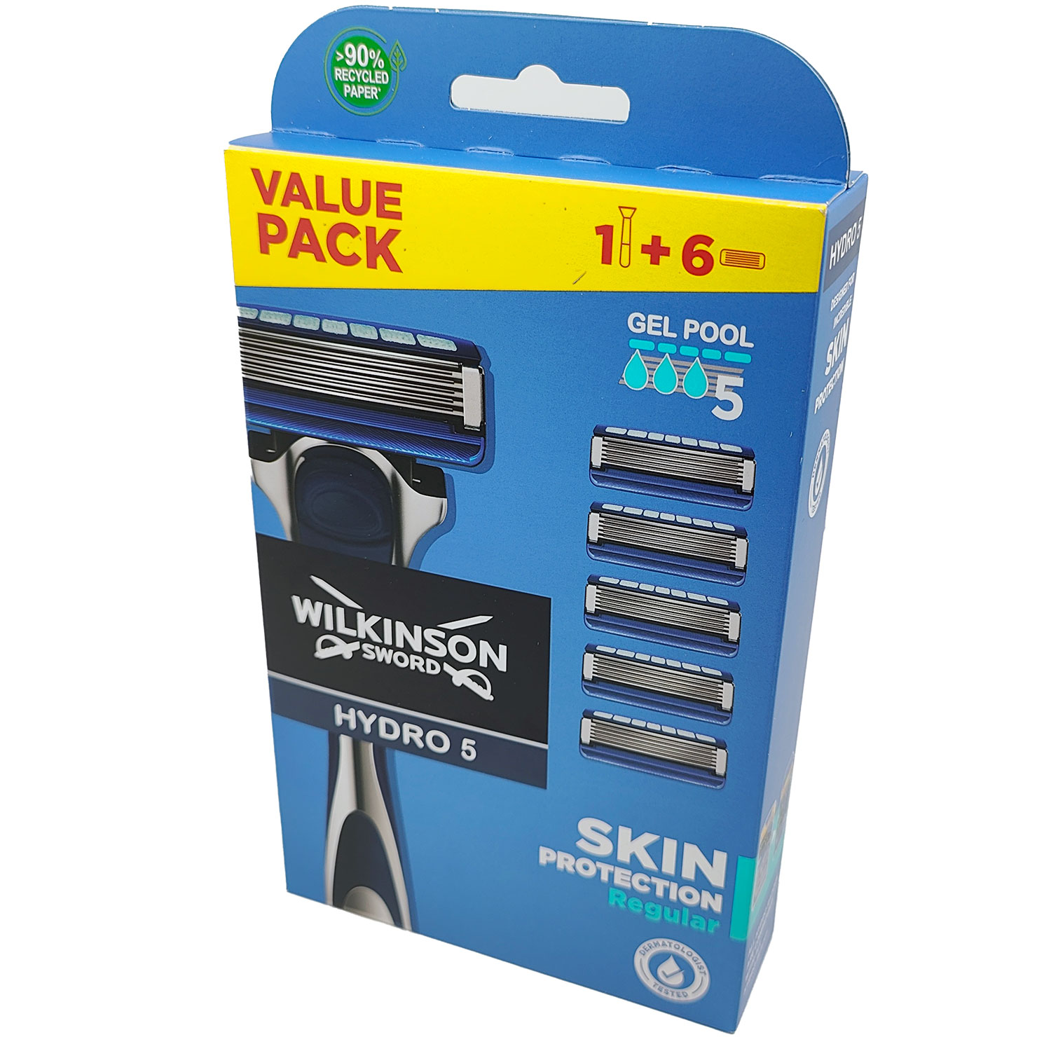 Wilkinson Hydro 5 Rasierer + 6 Rasierklingen
