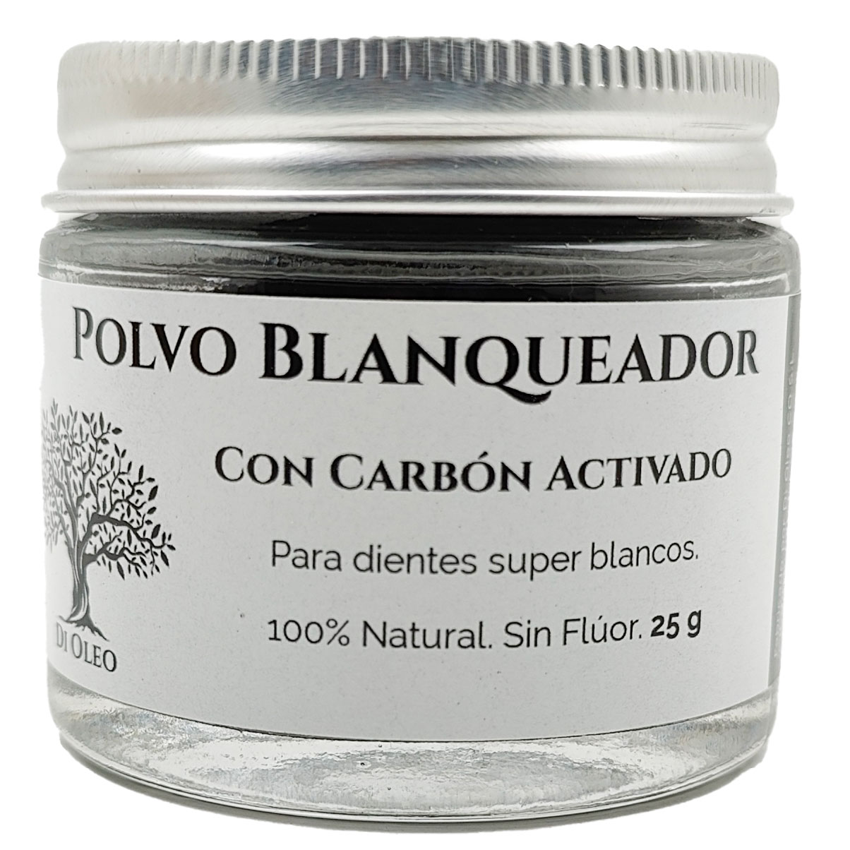 Zahnaufhellendes Zahnpastapulver DI OLEO Charcoal 25g
