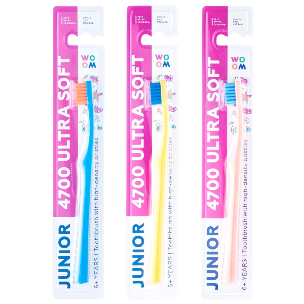 Kinderzahnbürste Woom Junior 4700 Ultra Soft ORANGE