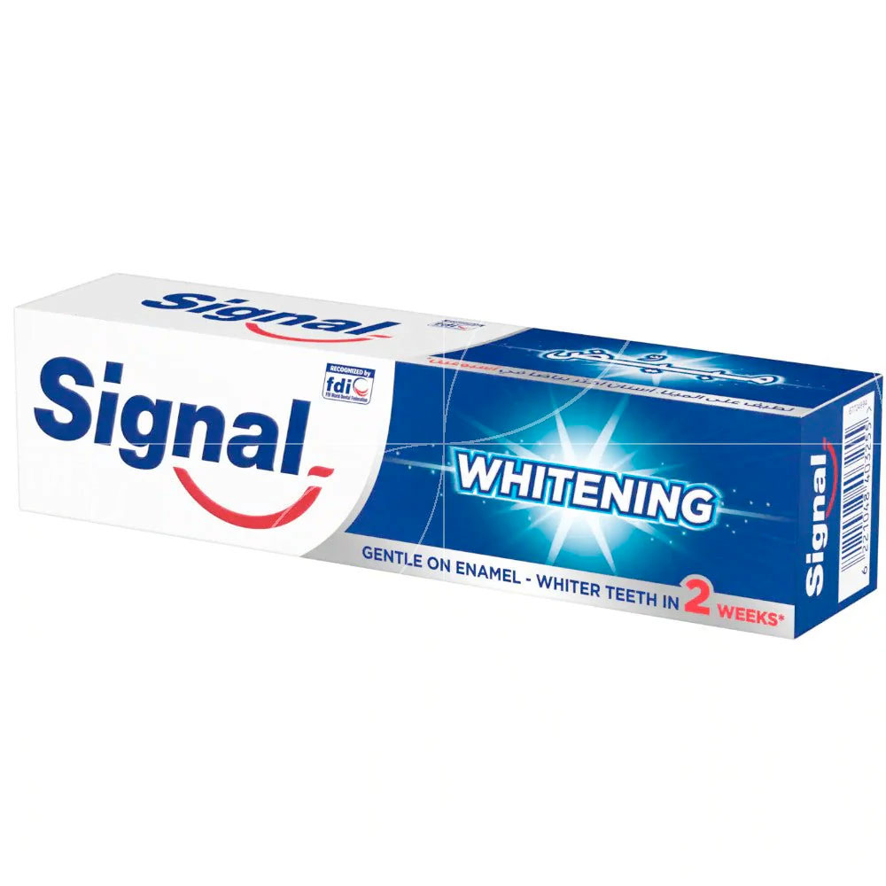 Whitening Tandpasta Signal Gentle On Enamel - Sort Tandpasta med aktivt kul