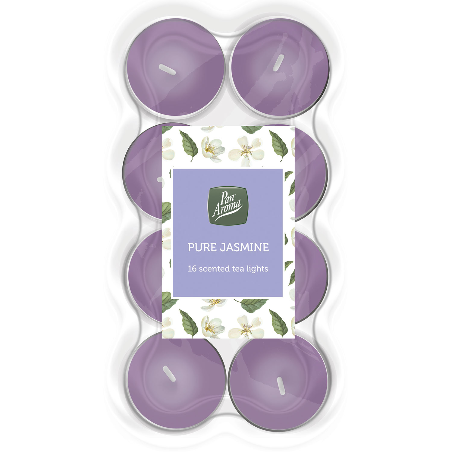 Duftlys 16 stk. Pure Jasmine Pan Aroma