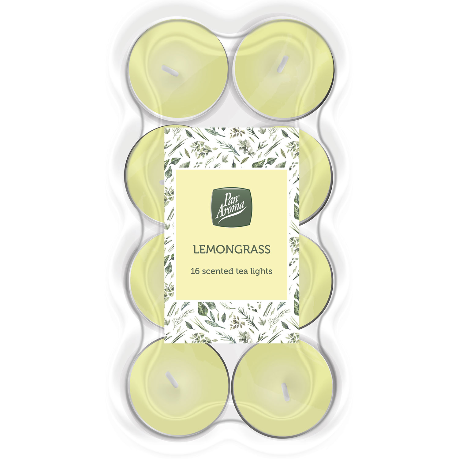 Duftlys 16 stk. Lemongrass Pan Aroma