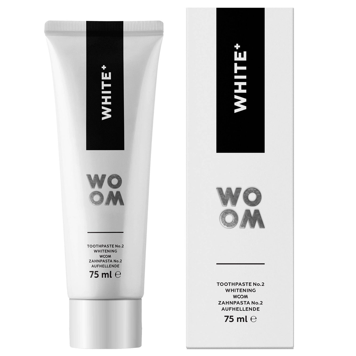 WOOM White+ Whitening Tandpasta