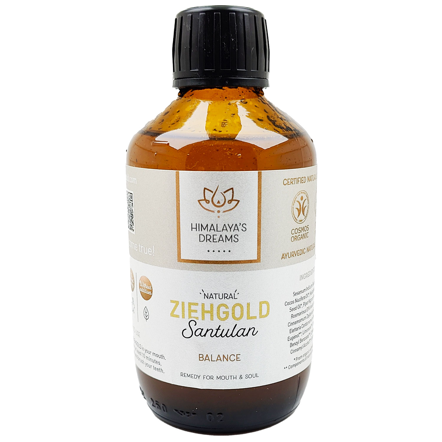Oil Bio- Himalaya's Dreams Ayurveda SANTULAN Mundwasser