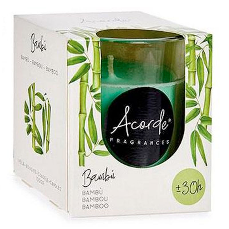 Duftlys Glas Acorde BAMBOO 30 Timer