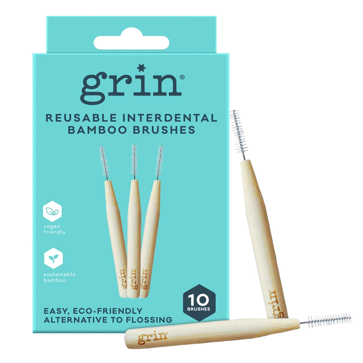 Nachhaltige Space-Pinsel GRIN 10 Stk.