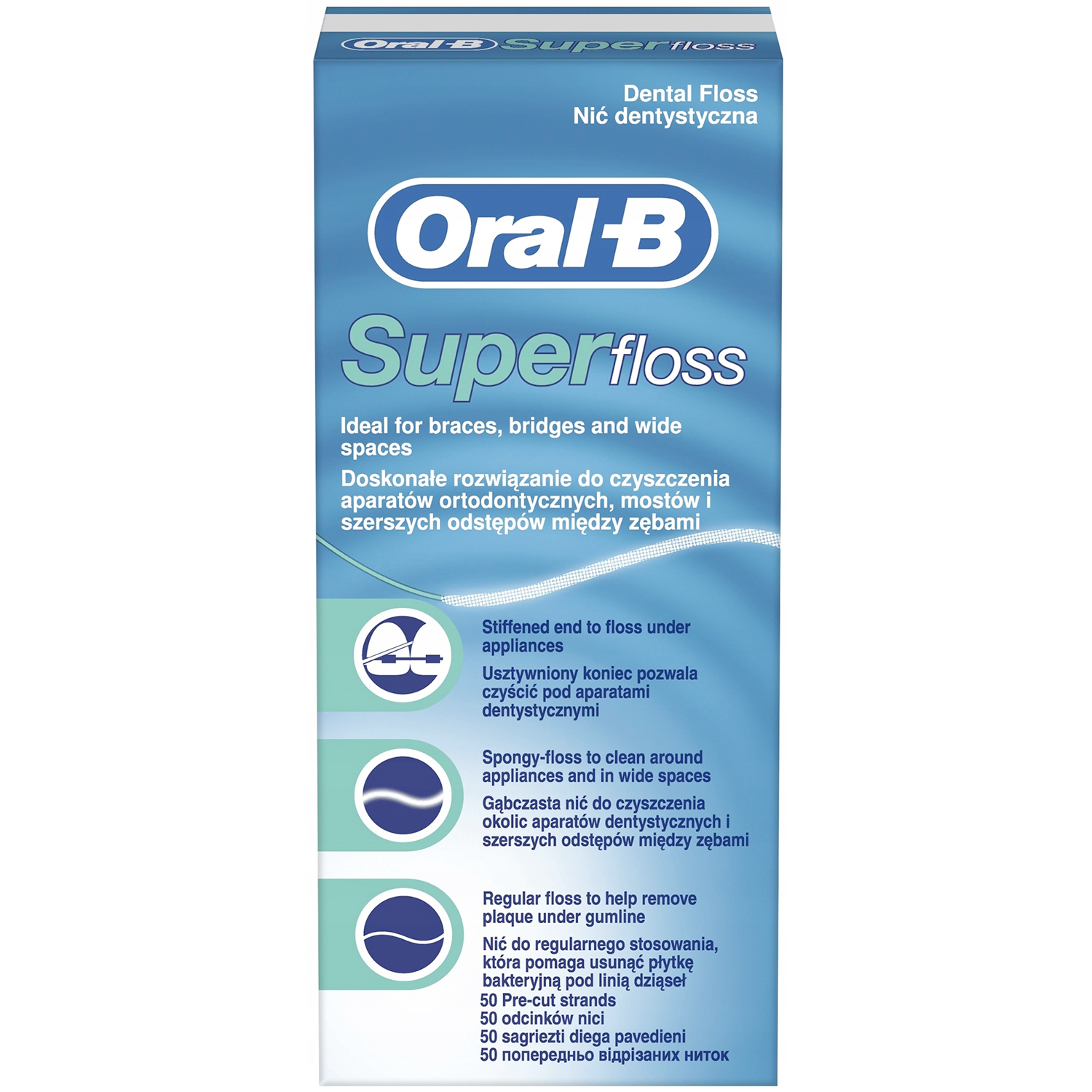 Oral-B SuperFloss Zahnseide 50 Stk.
