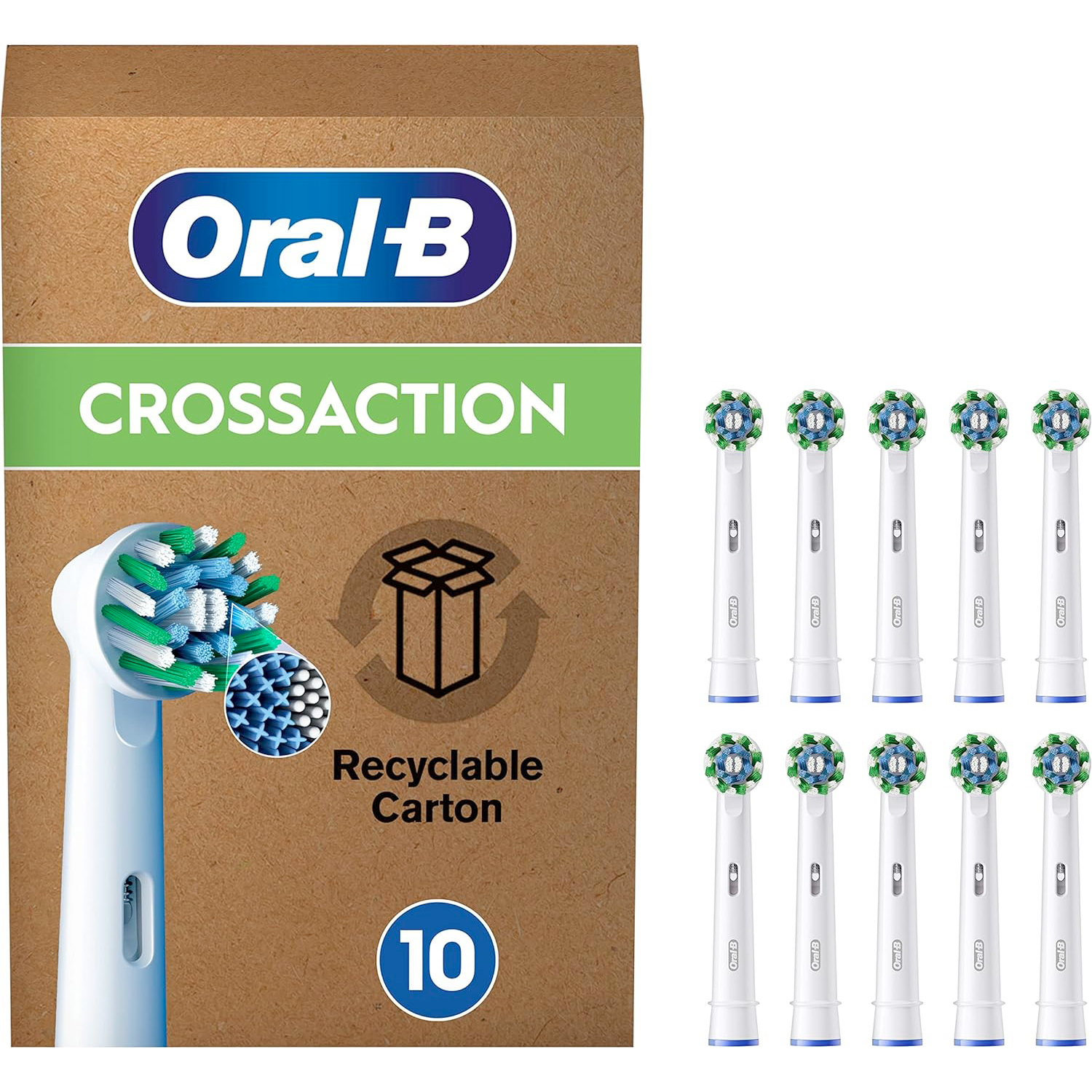 Oral-B PRO CrossAction 10 Stk. Bürstenköpfe
