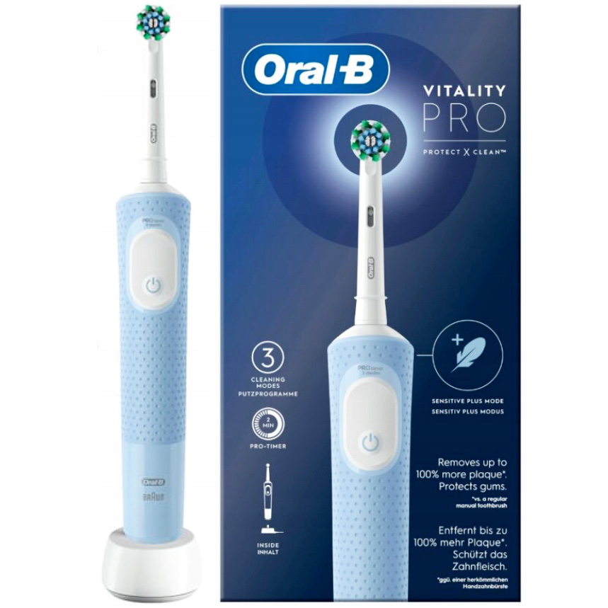 Oral-B Vitality PRO Elektrische Zahnbürste CrossAction BLAU