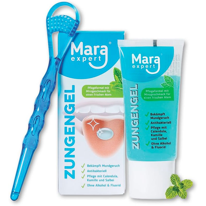 Tungerenser Sæt Mara Expert Tungeskraber + Gel