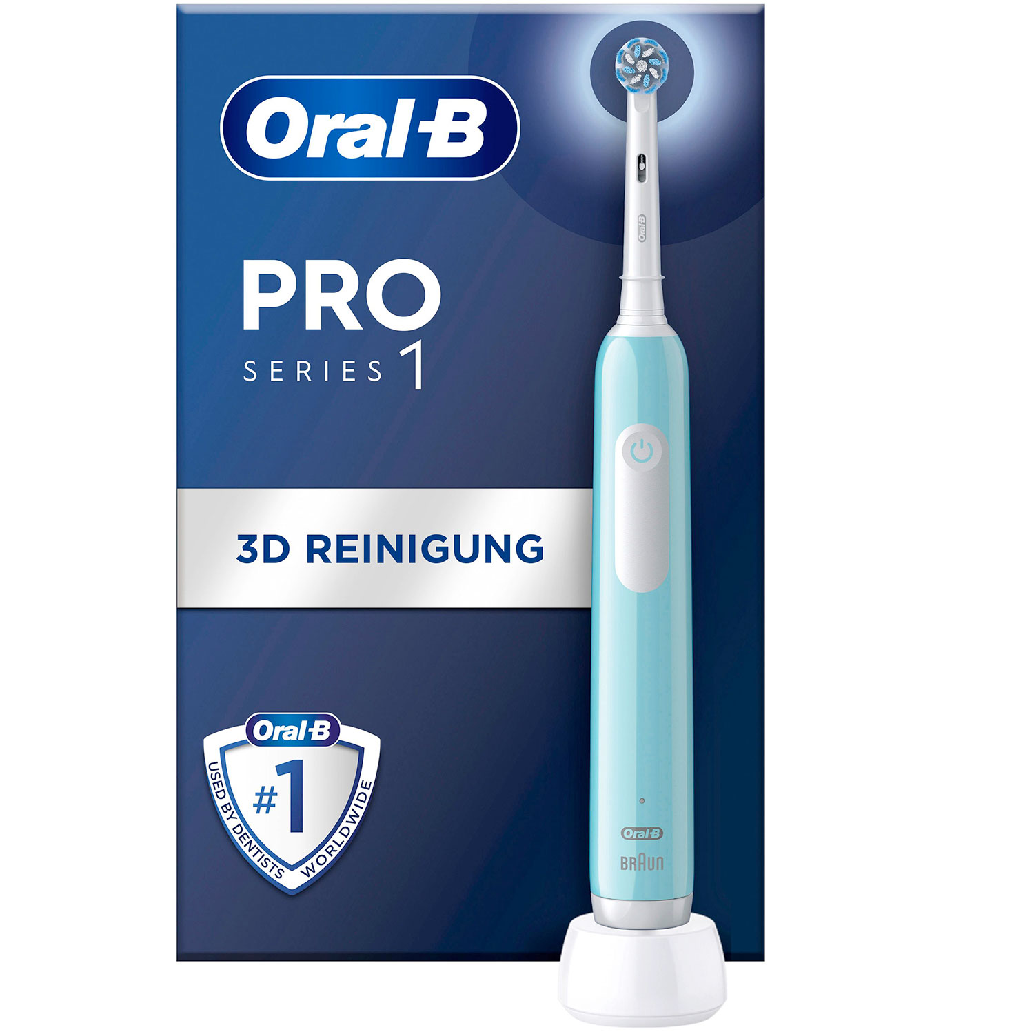 Oral-B Pro Series 1 Sensitive Clean Elektrische Zahnbürste Karibik BLAU