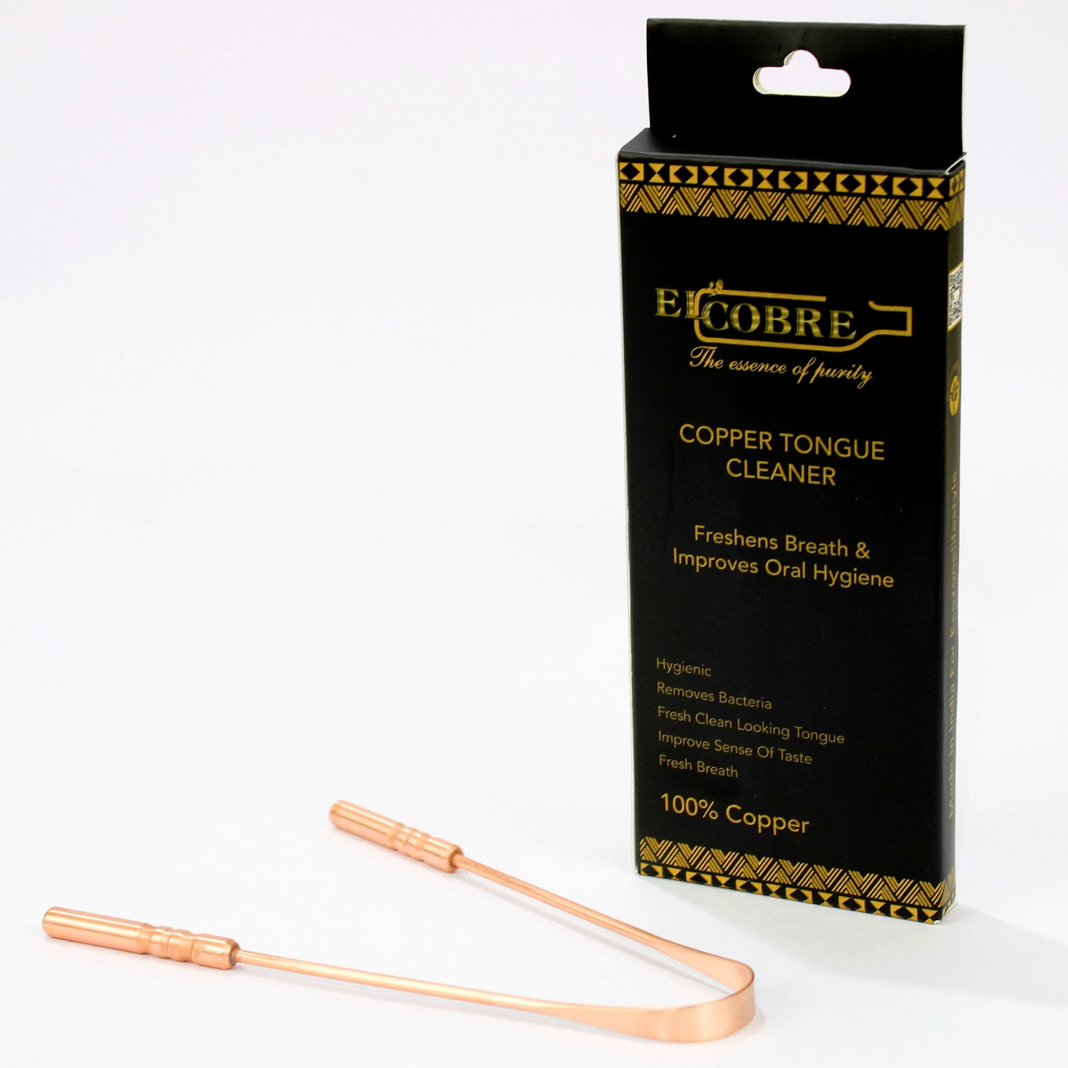 Tungerenser Kobber El'Cobre Pure Copper Tungeskraber 2 HÅNDTAG