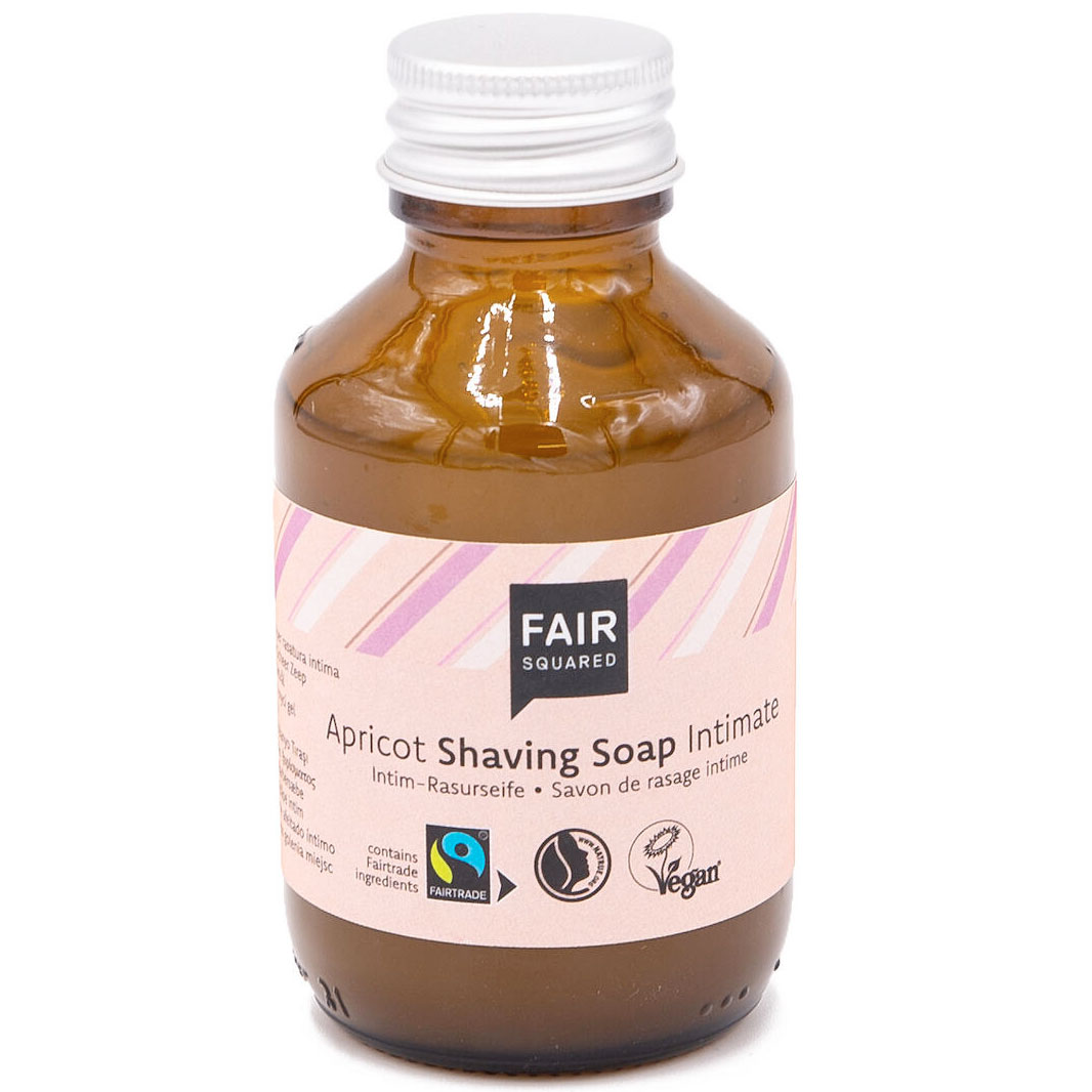 Fair Squared Økologisk Intimate Shaving Soap Apricot 100 ml.