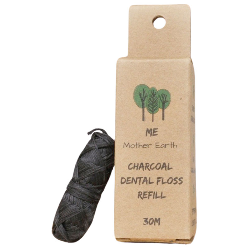 Nachhaltige Zahnseide Me Mother Earth Charcoal 30 mtr.