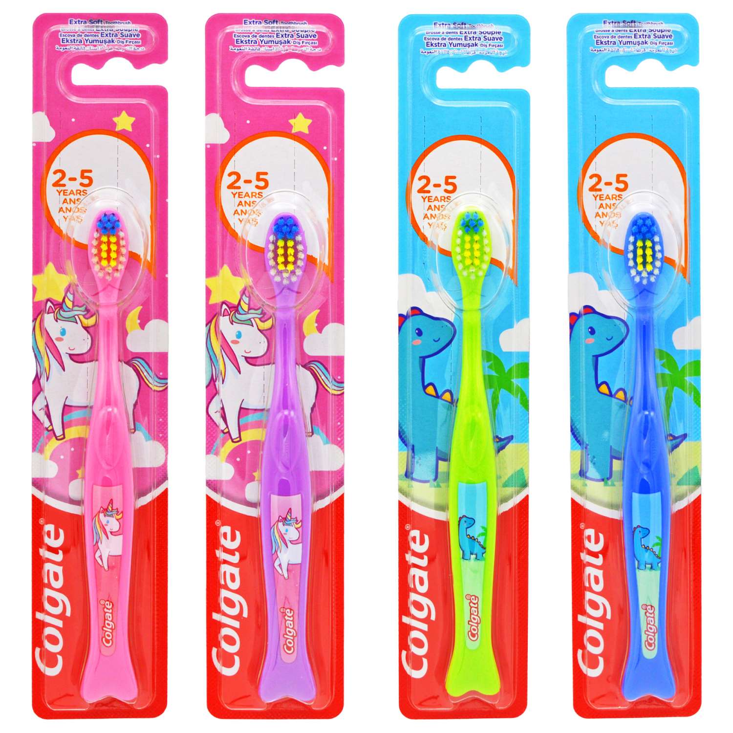 Colgate Kinderzahnbürste Extra Soft 2-5 Jahre JUNGE